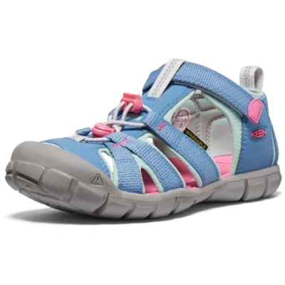 Afbeelding van Keen Seacamp II CNX Youth Unisex Outdoorsandalen, Dames, Maat: 36, Blue Schoenen