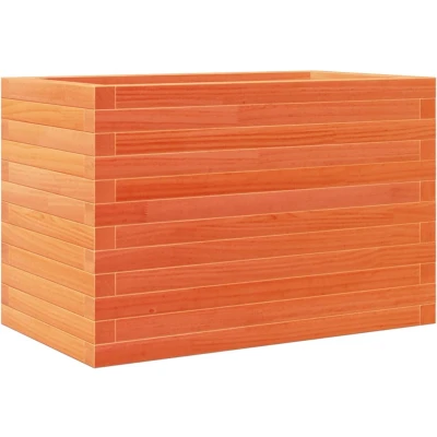 Afbeelding van vidaXL Plantenbak 70x40x46 cm massief grenenhout wasbruin