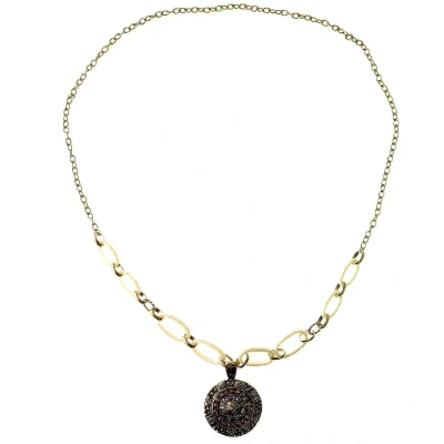Afbeelding van Behave Lange ketting goud kleur met hanger 85 cm