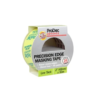 Afbeelding van ProDec Advance ATMT008 2 &quot;x 50 m Precisie Rand Lage Tac Afplakband voor Scheermes Scherpe Lijnen zonder Verfbloeding, Groen, 48mm