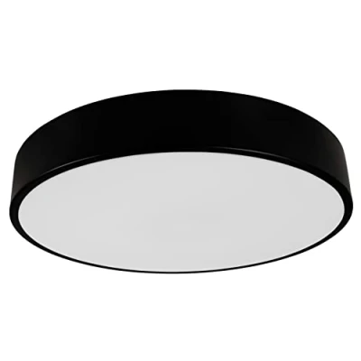 Afbeelding van Plafondlamp Led met WiFi Plafonniere 36W lamp 4450 lm Binnenlamp Ø40cm Ronde CCT en RGB Zwart