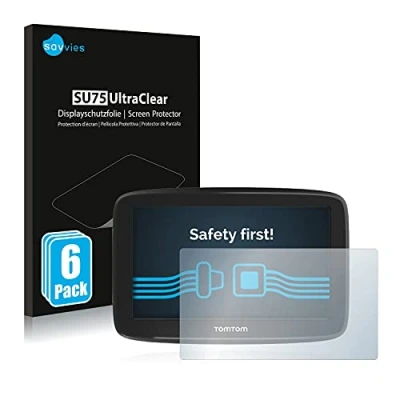 Afbeelding van Savvies (6 Stuks) Schermbeschermer voor TomTom GO Basic 5&quot; Screen Protector Ultra Transparant