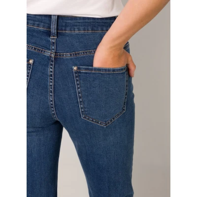 Afbeelding van BASE LEVEL Arin Bottoms Mid Blue maat W48 / L30