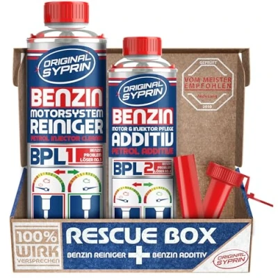 Afbeelding van SYPRIN originele benzinereiniger + benzine additief I benzinesysteem injector injectoren injectiesysteem reiniger systeemreiniger bundel