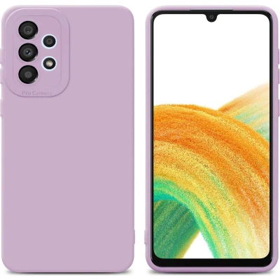 Afbeelding van Cadorabo Hoesje geschikt voor Samsung Galaxy A72 4G / 5G in FLUID CREAM Beschermhoes TPU silicone Cover Case