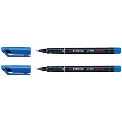 Afbeelding van STABILO OHPen universal, ohp marker, permanent, superfijn 0,4 mm, blauw marker