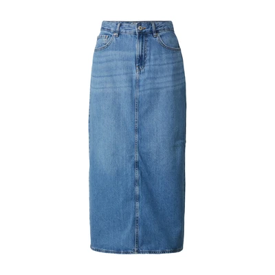 Afbeelding van ONLY Onllumi MIDI BACK SLIT Skirt Jeansrok, Dames, Maat: Large, Medium blue denim