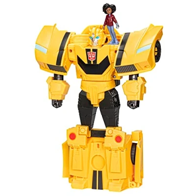Afbeelding van Transformers Earthspark Twist Changer Bumblebee En Mod Malto figuur Veelkleurig