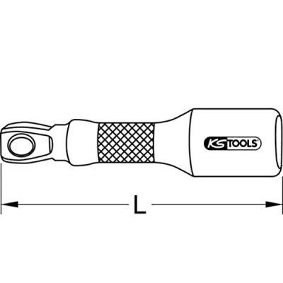 Afbeelding van KS Tools, Dopsleutel + dopmoer, 918.1403