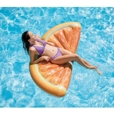 Afbeelding van Intex sinaasappelschijf opblaasfiguur 178 x 85 cm
