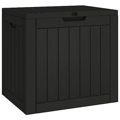 Afbeelding van vidaXL Tuinbox 55,5x43x53 cm polypropeen zwart