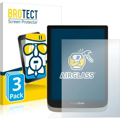 Afbeelding van BROTECT Screenprotector voor PocketBook InkPad Color Folie Beschermfolie Beschermglas transparant (3 Stuks)