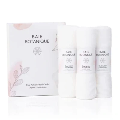 Afbeelding van Baie Botanique Dual Action Facial Cleansing Cloth x 3