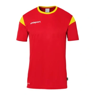 Afbeelding van Uhlsport Squad 27 Shirt Korte Mouw Kinderen Rood / Geel Maat: 152