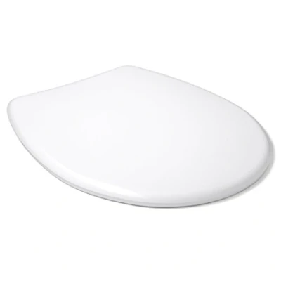 Afbeelding van TATAY Toiletbril, van thermoplastisch materiaal, hoge slagvastheid, recyclebaar en duurzaam. Witte kleur, glanzende afwerking