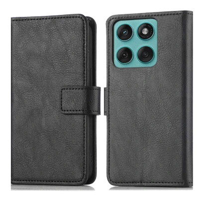 Afbeelding van imoshion Hoesje Geschikt voor Motorola Edge 60 Fusion Luxe Bookcase Zwart