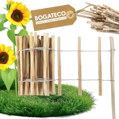 Afbeelding van BOGATECO rollboarder als gazonrand voor omranding en afbakening van perken paden 500 cm l. &amp; 35 h. Latafstand 7 8 Omheining planten bloembedden, vijvers