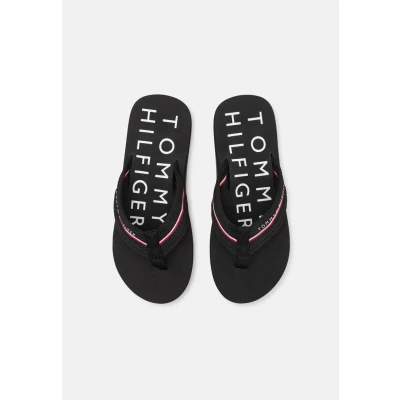 Afbeelding van Tommy Hilfiger Beach Teensandalen, Heren, Maat: 43, Black Polyester