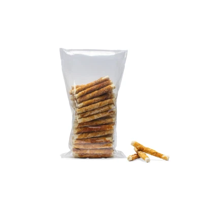 Afbeelding van Beeztees Culinair Kauwstick met kip. Bulk 60 stuks 15 cm. Hond