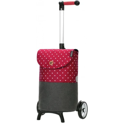 Afbeelding van Andersen Unus Shopper Fun Dukko Boodschappentrolley red Trolley