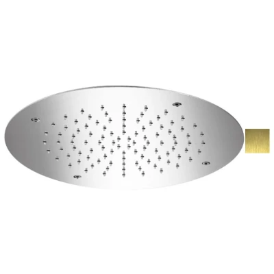 Afbeelding van SB Round Temptation Regendouche inbouw 50 cm PVD Goud 1208955810