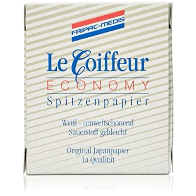 Afbeelding van Fripac Medis Le Coiffeur kantpapier dispenser met patentopening, bladgrootte 68 x 51 mm, 500 vellen, wit
