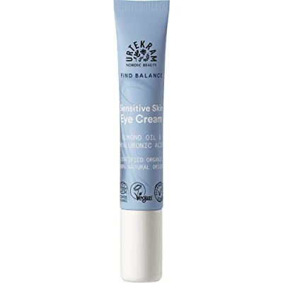 Afbeelding van Urtekram geurloze oogcrème voor gevoelige huid, donkere ringen en opgezette ogen natuurlijk vegan 15 ml