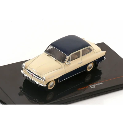 Afbeelding van Skoda Octavia 1959 Beige Blauw Model 1/43 Ixo Models