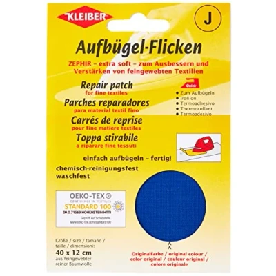 Afbeelding van Kleiber + Co.GmbH Opstrijk Zephir, Medium Blue, ca. 40 cm x 12