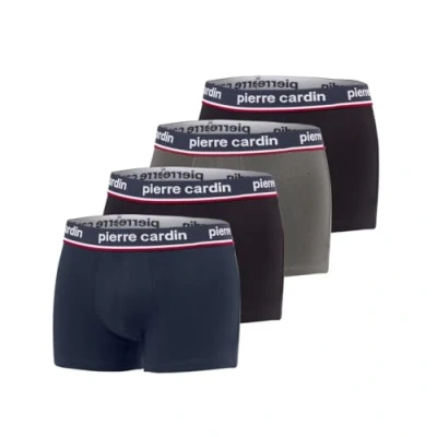 Afbeelding van Boxershorts voor heren, katoen, natuurlijk en hypoallergeen (4 stuks), Zwart, L