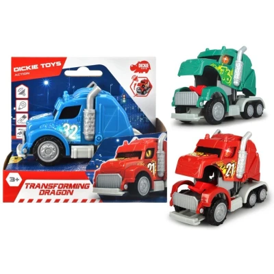 Afbeelding van Dickie Toys Dicky Vrachtwagen Verander Draak 3 Assorti Licht + Geluid