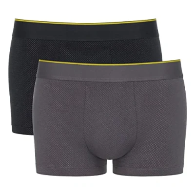 Afbeelding van Sloggi Hipster 2ER PACK EVER AIRY Onderbroeken, Heren, Maat: Small, Black combination