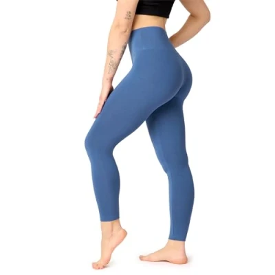 Afbeelding van Bellivalini Legging, Dames, Maat: Medium, Dark blue denim