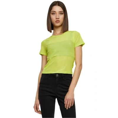 Afbeelding van Urban Classics Tshirt basic, Dames, Maat: XXL, Frozenyellow