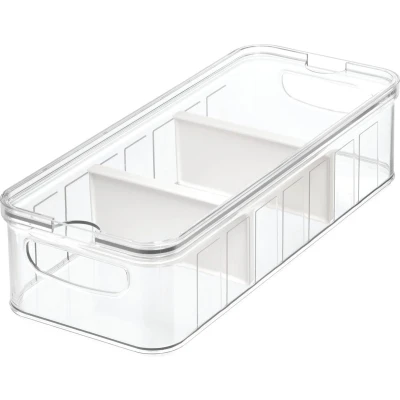Afbeelding van Opbergbox iDesign Crisp Koelkast Met Verdeelvakken Groot