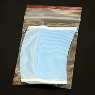 Afbeelding van 36 stks/partij C contour KANT VOORSTE ONDERSTEUNING tape Dubbelzijdige voor Pruiken vervangen