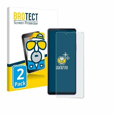 Afbeelding van BROTECT (2 Stuks) Antireflecterende Beschermfolie voor Sony Xperia 10 IV Anti Glare Screen Protector, Mat, Ontspiegelend