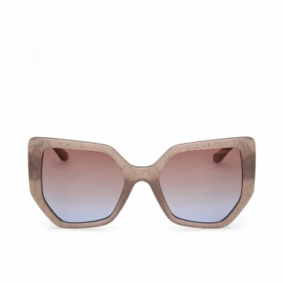 Afbeelding van Guess Donna GU00153 57F Occhiali da sole Iniettato Beige Marrone Geometrica Normale