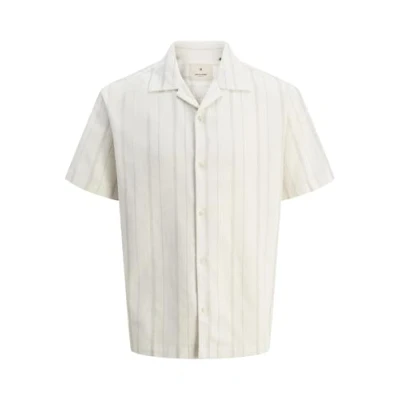 Afbeelding van Jprbluwilliam Structure Resort S/S Shirt, cloud dancer, L