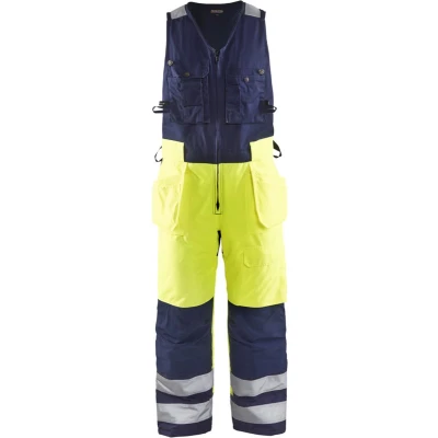 Afbeelding van Blaklader Amerikaanse Overall Hi vis Bla Klader 8504 GEEL/MARINEBLAUW C60