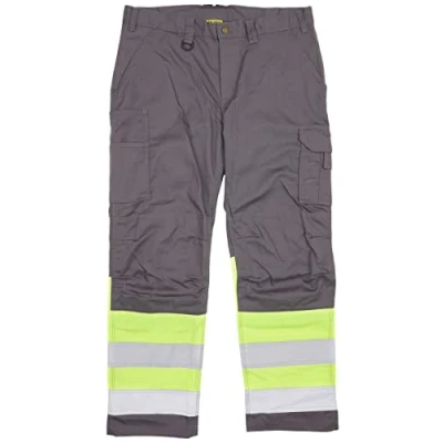 Afbeelding van Blaklader Werkbroek High Vis 1564 1811 Medium Grijs/High Geel D104