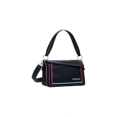 Afbeelding van Desigual Vrouwen Accessoires PU Handtas, Zwart, One Size, Eén maat