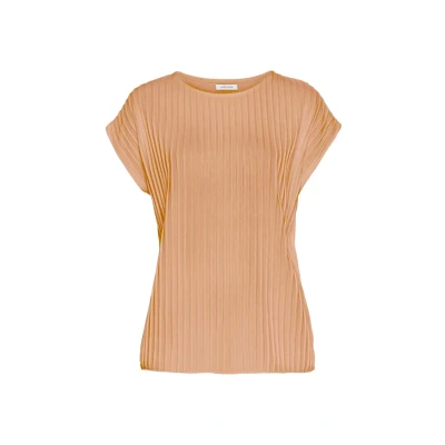 Afbeelding van Lascana Tshirt basic, Dames, Maat: 40/42, Peach