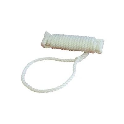 Afbeelding van Talamex landvast polyester 3 strengs wit Maat: 10 mm 8 m Boot touw