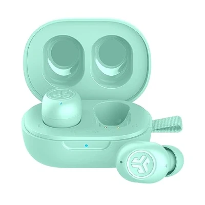 Afbeelding van JLab JBuds mini draadloze oordopjes EQ geluidsinstellingen Bluetooth met ultra klein design Google fast pair Touch sensoren Mint