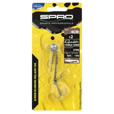 Afbeelding van Spro Screw In Swivel Rig 11cm Shad Lengte 16 24cm Maat : 20g