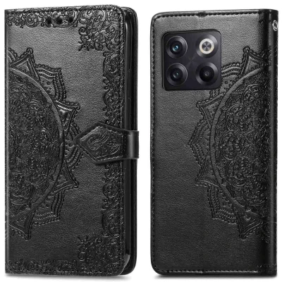 Afbeelding van OnePlus 10T Hoesje Kunstleder iMoshion Bookcase Zwart Telefoonhoesje
