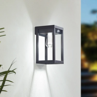 Afbeelding van Lindby Smart LED solar wandlamp Enea, sensor, CCT, RGB, Tuya