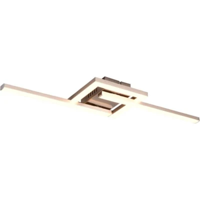 Afbeelding van REALITY VIALE Plafondlamp Nikkel mat incl. 1x SMD 17W Draaibaar