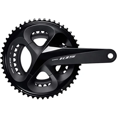 Afbeelding van Shimano Crankstel 2 x 11 speed 105 FC R7000 172,5/53 39T met holle as zwart